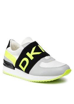 Buty sportowe damskie DKNY sneakersy na płaskiej podeszwie z tworzywa sztucznego 