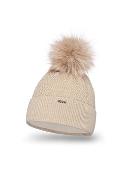 Elegancka czapka damska z polarem ze sklepu PaMaMi w kategorii Czapki zimowe damskie - zdjęcie 128341844