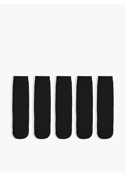 Cropp - 5 pack skarpet - czarny ze sklepu Cropp w kategorii Skarpetki męskie - zdjęcie 128606003