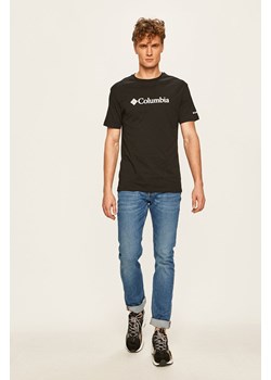 Columbia T-shirt męski kolor czarny z nadrukiem 1680053.-835 ze sklepu ANSWEAR.com w kategorii T-shirty męskie - zdjęcie 128718201