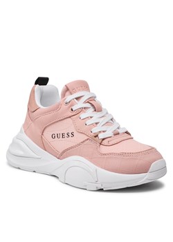Sneakersy GUESS - Bestie FL5BTS FAB12 PINK ze sklepu eobuwie.pl w kategorii Buty sportowe damskie - zdjęcie 128775863