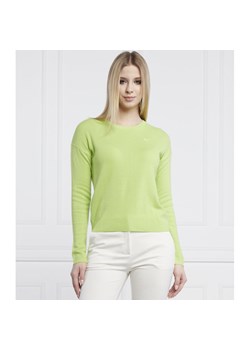 Pinko Kaszmirowy sweter FRISBEE 3 | Regular Fit | z dodatkiem lnu ze sklepu Gomez Fashion Store w kategorii Swetry damskie - zdjęcie 128813904