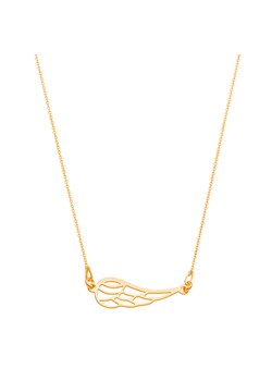 Celebrytka skrzydło anioła pozłacana : Kruszec - Srebro 925 pokryte 24K złotem ze sklepu Coriss w kategorii Naszyjniki - zdjęcie 128822633