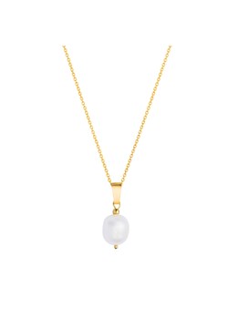 Naszyjnik perła pozłacany : Kruszec - Srebro 925 pokryte 24K złotem ze sklepu Coriss w kategorii Naszyjniki - zdjęcie 128822644