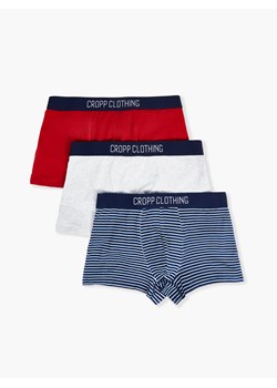 Cropp - 3 pack bokserek - czerwony ze sklepu Cropp w kategorii Majtki męskie - zdjęcie 128823241