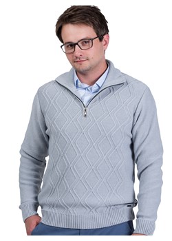 Dawid polo - jasnoszary - M ze sklepu Swetry Lasota w kategorii Swetry męskie - zdjęcie 128864124