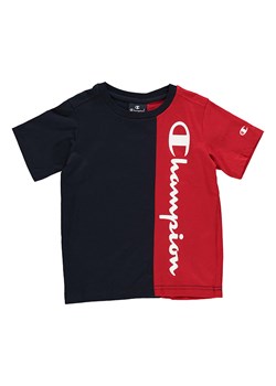 T-shirt chłopięce Champion czerwony bawełniany 
