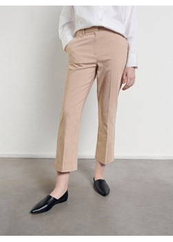 Reserved - Spodnie z kantem - Beżowy ze sklepu Reserved w kategorii Spodnie damskie - zdjęcie 128905580