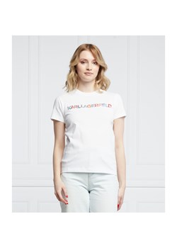Karl Lagerfeld T-shirt | Regular Fit ze sklepu Gomez Fashion Store w kategorii Bluzki damskie - zdjęcie 129148800