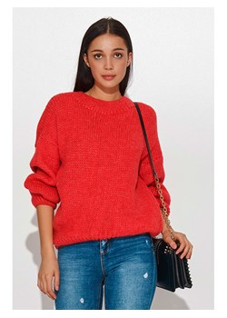 Sweter w kolorze czerwonym ze sklepu Limango Polska w kategorii Swetry damskie - zdjęcie 129165834