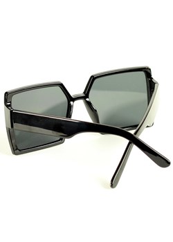 Retro okulary przeciwsłoneczne MAZZINI SQUARE BIG czarny ze sklepu Verostilo w kategorii Okulary przeciwsłoneczne damskie - zdjęcie 129533541