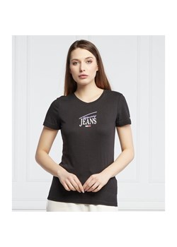 Tommy Jeans T-shirt | Skinny fit ze sklepu Gomez Fashion Store w kategorii Bluzki damskie - zdjęcie 129644554