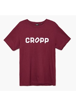 Cropp - Koszulka z nadrukiem Cropp - kasztanowy ze sklepu Cropp w kategorii T-shirty męskie - zdjęcie 129658541