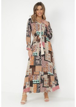 Beżowa Sukienka Diomiera ze sklepu Born2be Odzież w kategorii Sukienki - zdjęcie 129669641