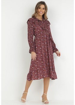 Fioletowa Sukienka Nesythia ze sklepu Born2be Odzież w kategorii Sukienki - zdjęcie 129669672