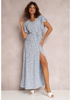 Niebieska Sukienka Thelliopis ze sklepu Renee odzież w kategorii Sukienki - zdjęcie 129669740