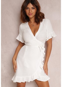 Biała Sukienka Adeusa ze sklepu Renee odzież w kategorii Sukienki - zdjęcie 129735063