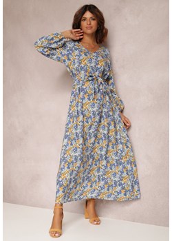 Biało-Niebieska Sukienka Penthialla ze sklepu Renee odzież w kategorii Sukienki - zdjęcie 129735814