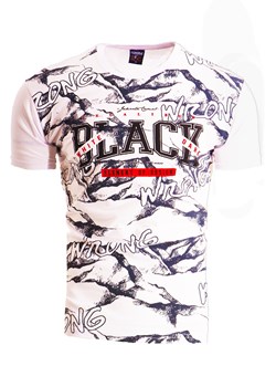 koszulka t-shirt 14-473 biała ze sklepu Risardi w kategorii T-shirty męskie - zdjęcie 129737693