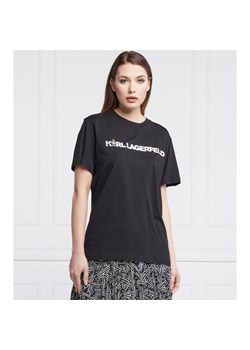 Karl Lagerfeld T-shirt | Regular Fit ze sklepu Gomez Fashion Store w kategorii Bluzki damskie - zdjęcie 129789643