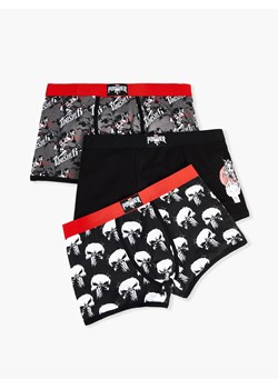 Cropp - 3 pack bokserek The Punisher - czarny ze sklepu Cropp w kategorii Majtki męskie - zdjęcie 129941222