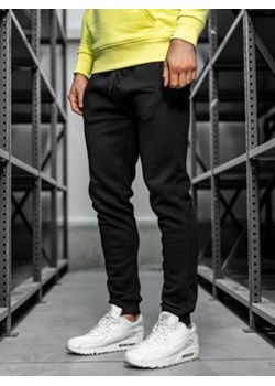 Spodnie męskie joggery dresowe czarne Denley CK01 ze sklepu Denley w kategorii Spodnie męskie - zdjęcie 129950923