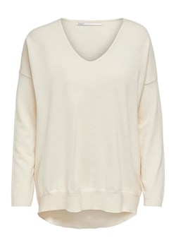 Sweter "Lely" w kolorze kremowym ze sklepu Limango Polska w kategorii Swetry damskie - zdjęcie 129991114