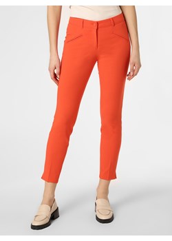 Cambio Spodnie Kobiety Bawełna pomarańczowy jednolity ze sklepu vangraaf w kategorii Spodnie damskie - zdjęcie 130005621