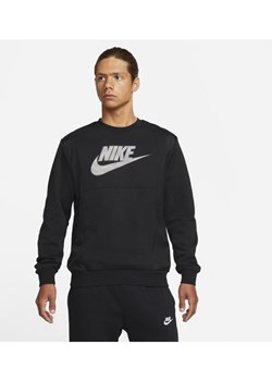 Bluza dresowa z dzianiny Nike Sportswear - Czerń ze sklepu Nike poland w kategorii Bluzy męskie - zdjęcie 130101682