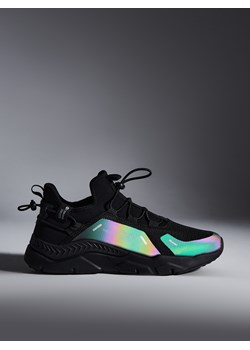 Cropp - Sneakersy z efektem reflective - czarny ze sklepu Cropp w kategorii Buty sportowe męskie - zdjęcie 130116760