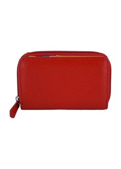 Barberini's - skórzany portfel damski - Czerwony ze sklepu Barberinis w kategorii Portfele damskie - zdjęcie 130122752