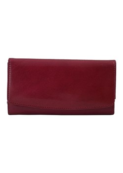 Skórzane portfele damskie -  Barberinis - Czerwony ze sklepu Barberinis w kategorii Portfele damskie - zdjęcie 130125824