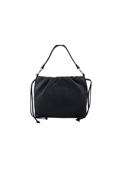 Modne torebki marszczone na ramię - Czarna ze sklepu Barberinis w kategorii Torby Shopper bag - zdjęcie 130128364