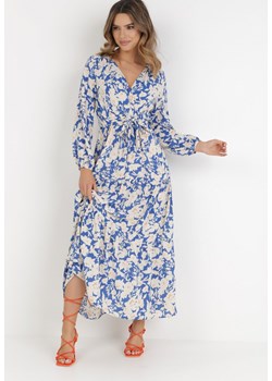 Niebieska Sukienka Naerippe ze sklepu Born2be Odzież w kategorii Sukienki - zdjęcie 130170530