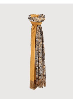 Kamelowy szal w wężowy wzór ze sklepu Molton w kategorii Szaliki i chusty damskie - zdjęcie 130215504