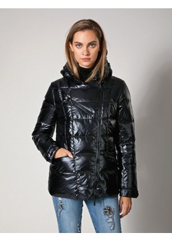 Krótka czarna puchowa kurtka ze sklepu Molton w kategorii Kurtki damskie - zdjęcie 130215830