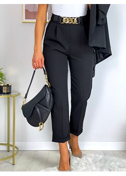 Moda Spodnie Spodnie materiałowe dariadéh dariad\u00e9h Spodnie materia\u0142owe czarny W stylu casual 