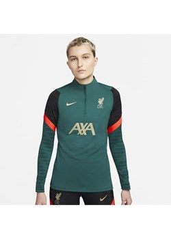Damska treningowa koszulka piłkarska Liverpool F.C. Strike - Zieleń ze sklepu Nike poland w kategorii Bluzki damskie - zdjęcie 130233081