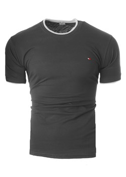 koszulka t-shirt 14-316 czarna ze sklepu Risardi w kategorii T-shirty męskie - zdjęcie 130485273