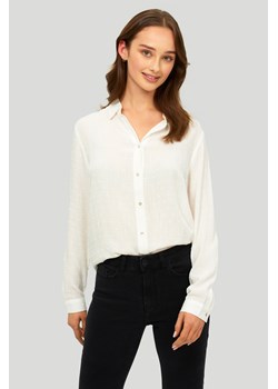 Wiskozowa, luźna koszula, biała ze sklepu Greenpoint.pl w kategorii Koszule damskie - zdjęcie 130633710