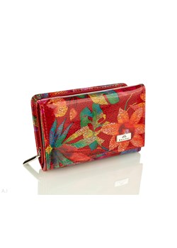 Kolorowy portfel damski w kwiaty dla dziewczyny - Ceny i opinie
