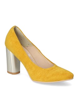 Czółenka For-But 2906/50 Żółty zamsz ze sklepu Arturo-obuwie w kategorii Czółenka - zdjęcie 130736911