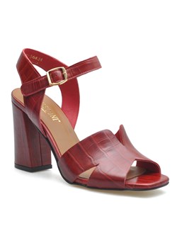 Sandały Visconi 4405503/200 Czerwone lico ze sklepu Arturo-obuwie w kategorii Sandały damskie - zdjęcie 130740024
