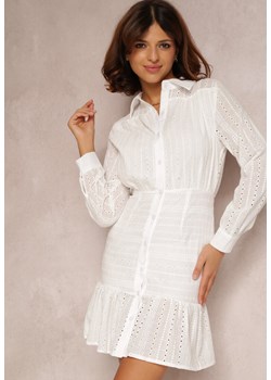 Biała Sukienka Telephehe ze sklepu Renee odzież w kategorii Sukienki - zdjęcie 131053003