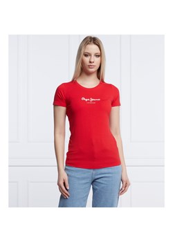 Pepe Jeans London T-shirt | Slim Fit ze sklepu Gomez Fashion Store w kategorii Bluzki damskie - zdjęcie 131067383