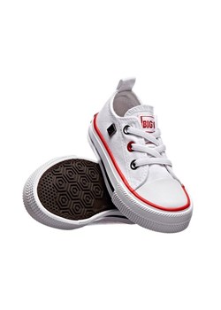 Trampki dziecięce, buty sportowe Big Star HH374193, białe ze sklepu ulubioneobuwie w kategorii Buciki niemowlęce - zdjęcie 131137111