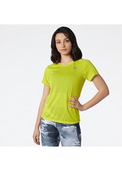 Koszulka New Balance WT01234SYR – żółta ze sklepu New Balance Poland w kategorii Bluzki damskie - zdjęcie 131205432