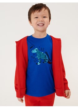 Sinsay - Koszulka z cekinami - Niebieski ze sklepu Sinsay w kategorii T-shirty chłopięce - zdjęcie 131394232