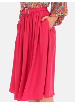 Różowa rozkloszowana spódnica L'AF Peri ze sklepu Eye For Fashion w kategorii Spódnice - zdjęcie 131435873
