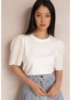 Biała Bluzka Elothee ze sklepu Renee odzież w kategorii Bluzki damskie - zdjęcie 131436100